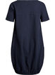 Short sleeve cotton dress, Blue, Packshot image number 1