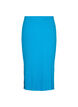 Tight-fitting viscose midi skirt, Ibiza Blue, Packshot image number 1