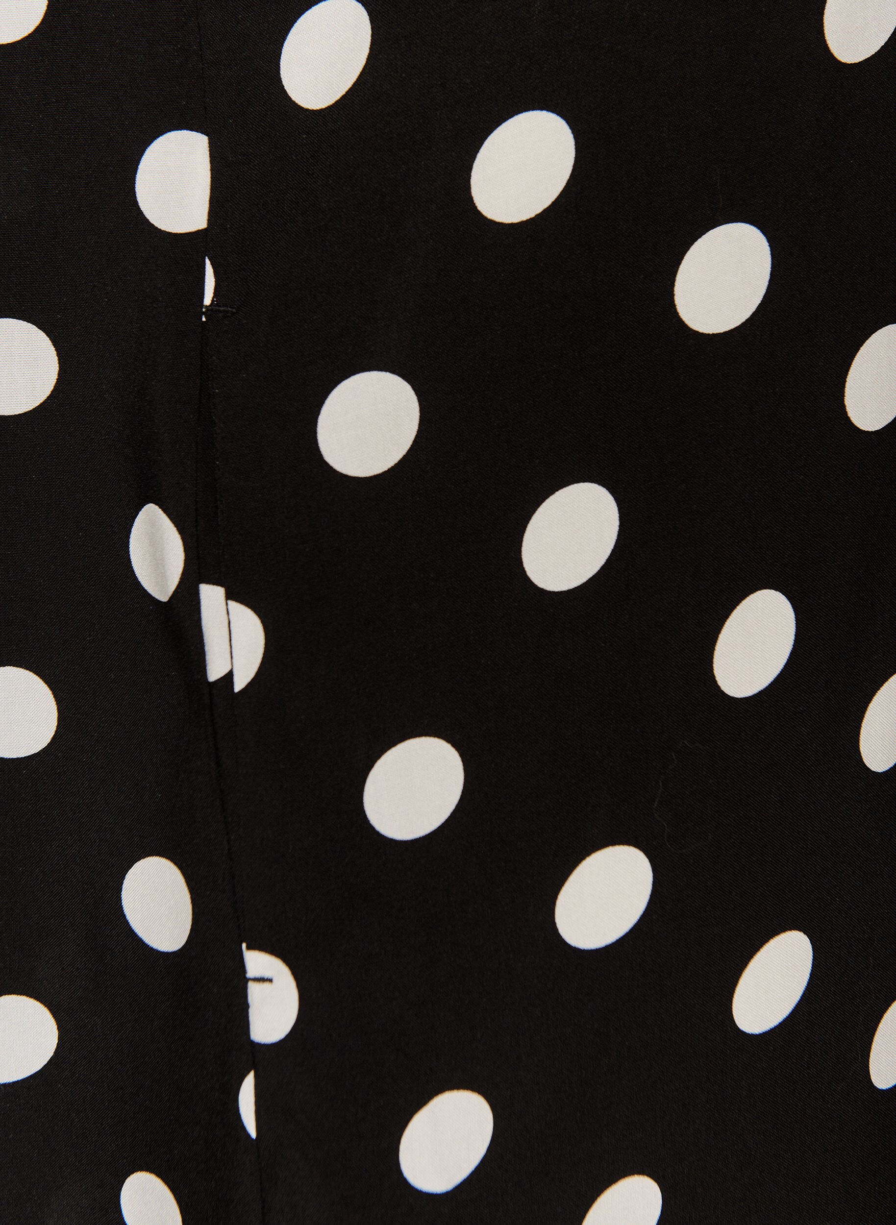 Zizzifashion Loose-fitting long shirt in viscose, Vanilla, Packshot image number 3