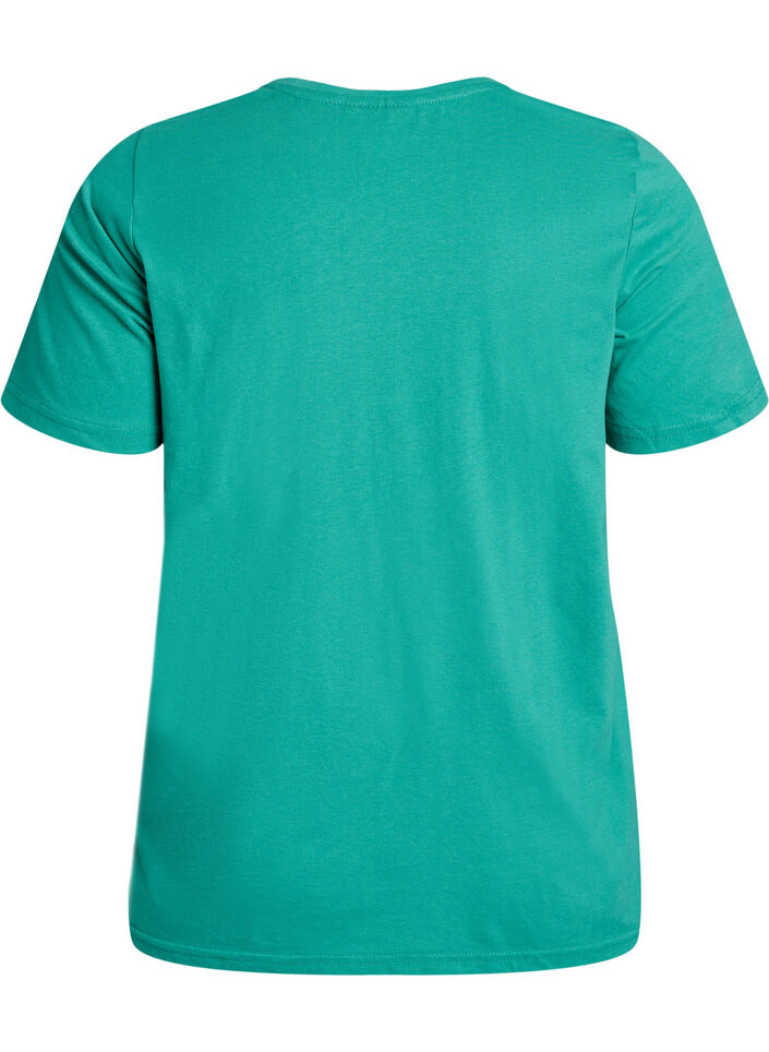 FLASH - T-shirt with motif, Green, Packshot image number 1
