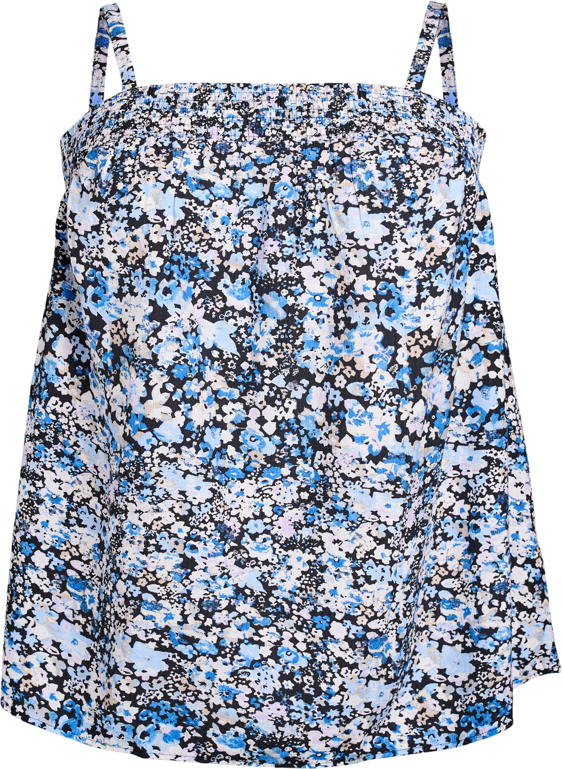 Viscose top with narrow straps