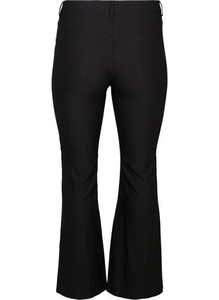 Bootcut trousers with zip details, Black, Packshot image number 1