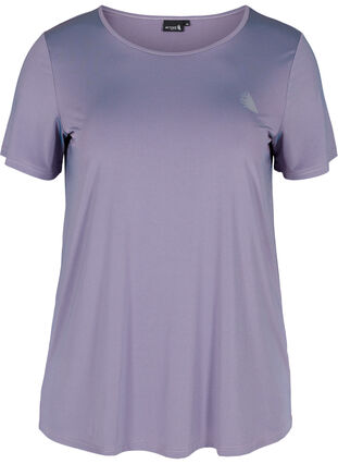 Short-sleeved sports t-shirt, Purple As Sample, Packshot image number 0