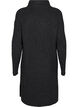 Knitted dress with turtleneck, Dark Grey, Packshot image number 1