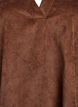 Short velvet dress with long sleeves, Brown, Packshot image number 2