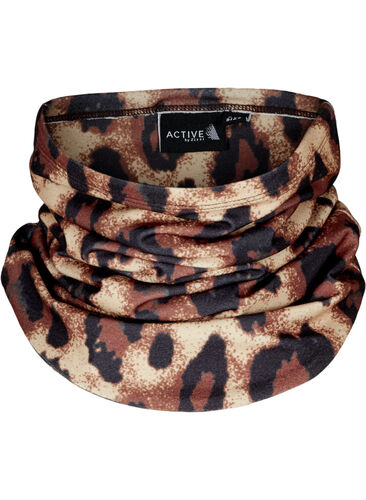 Leopard print neck warmer, Leopard Print, Packshot image number 0