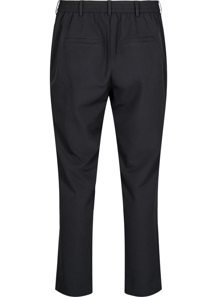 Trousers with pockets and straight leg, Black, Packshot image number 1