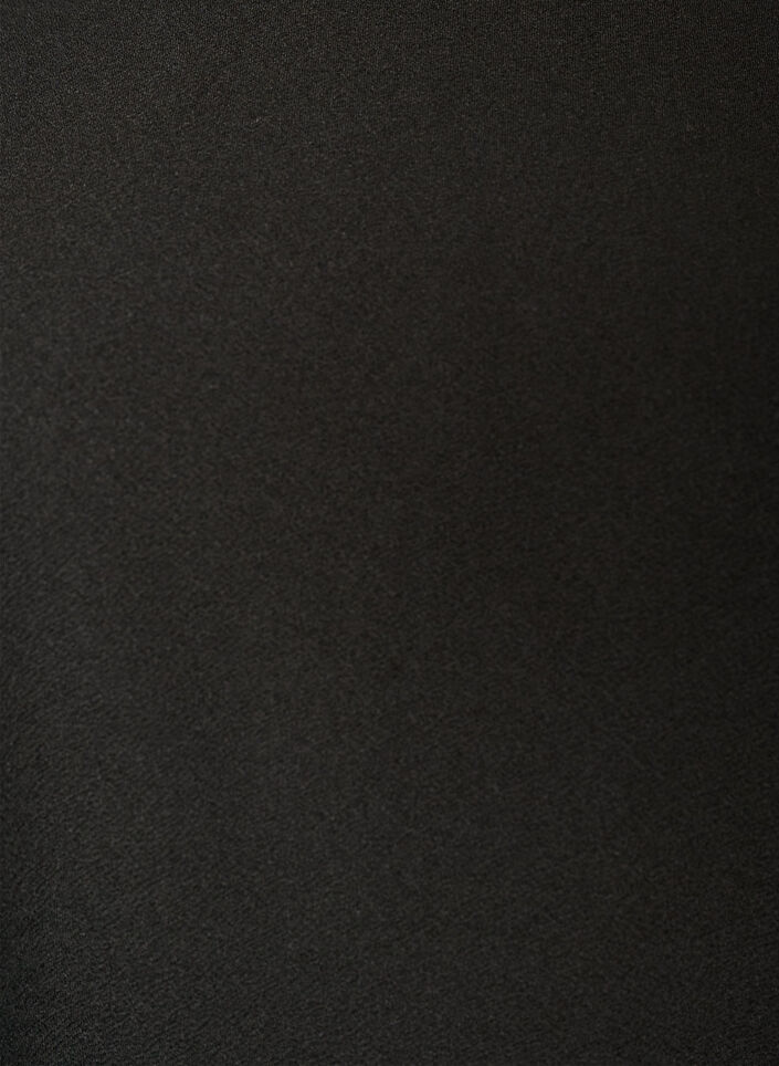 Tunic with asymmetric lace trim, Black, Packshot image number 2
