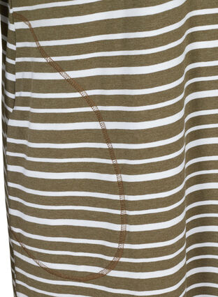Short-sleeved cotton dress with pockets, Ivy Green mel. , Packshot image number 3