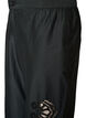 Cotton trousers with embroidered cut-outs, Black, Packshot image number 2