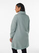 FLASH - Short sweatshirt dress with high collar and pockets, Green, Model image number 2