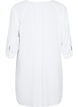 Viscose tunic with 3/4 sleeves, White, Packshot image number 1