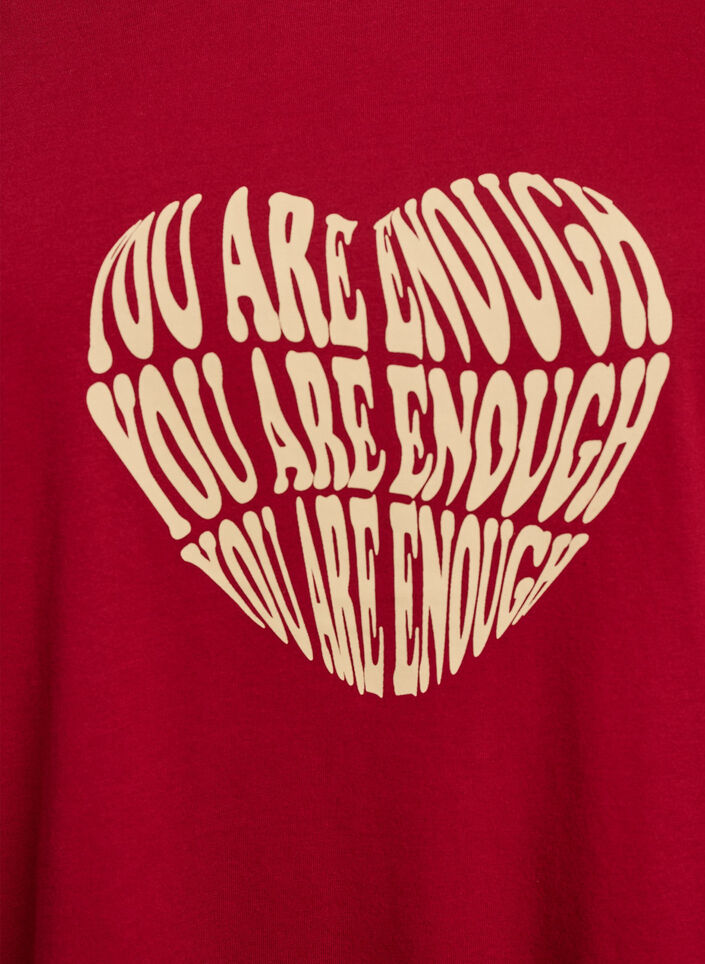 T-shirt with motif, Red, Packshot image number 2