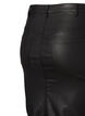 Coated skirt with slit, Black, Packshot image number 2