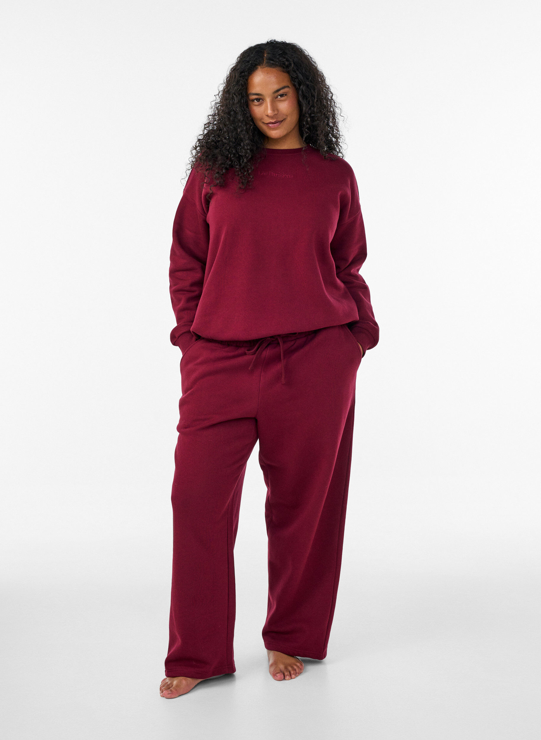 ZizzifashionSweatpants with pockets, Red, Model image number 0