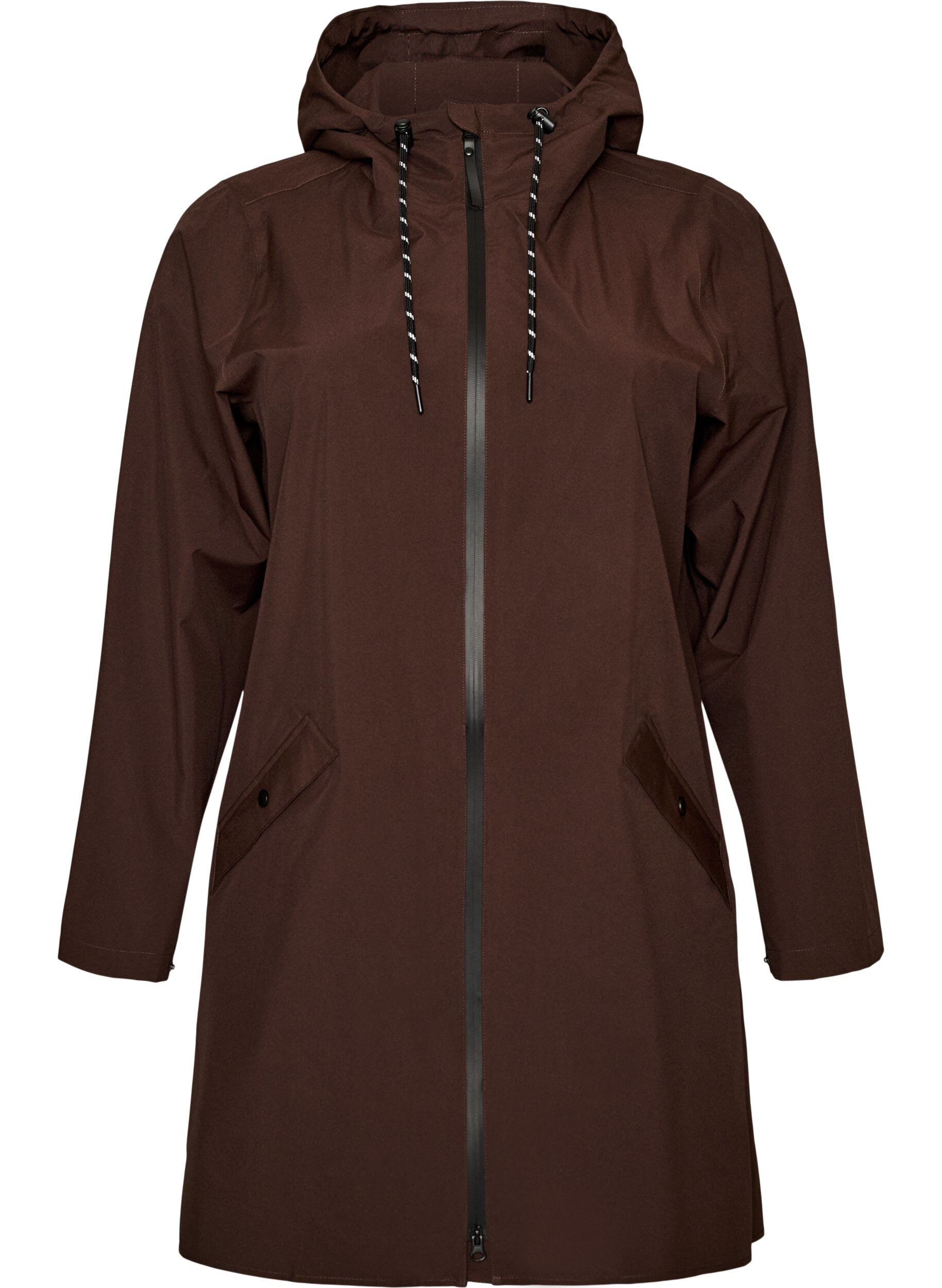 Raincoat with pockets and hood