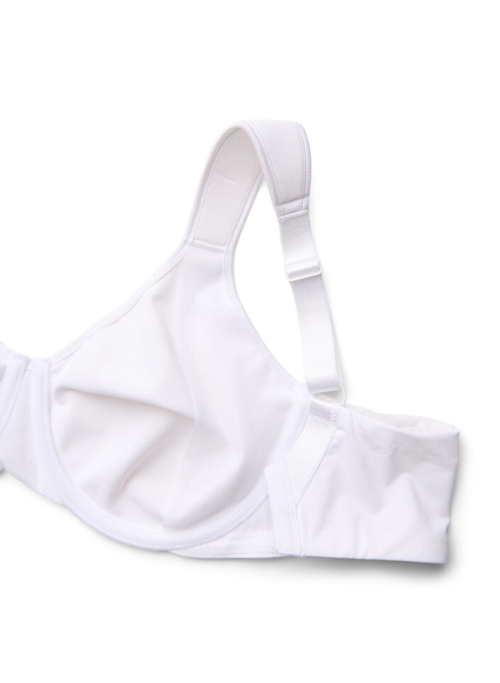 Minimizer bra with padded straps, White, Packshot image number 3