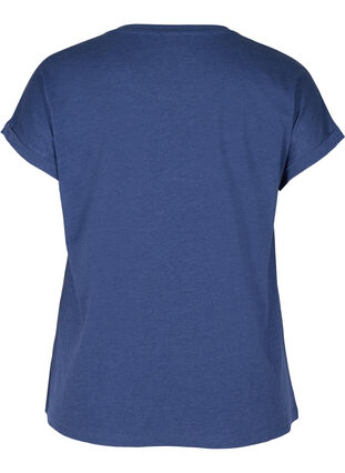 Cotton mix t-shirt, Twilight Blue Mel., Packshot image number 1
