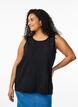 FLASH - Sleeveless top with texture, Black, Model image number 0