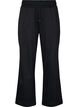 Wide-leg training trousers with a high waist, Black, Packshot image number 0