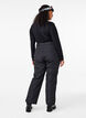 Ski trousers with pockets and adjustable waist, Black, Model image number 1