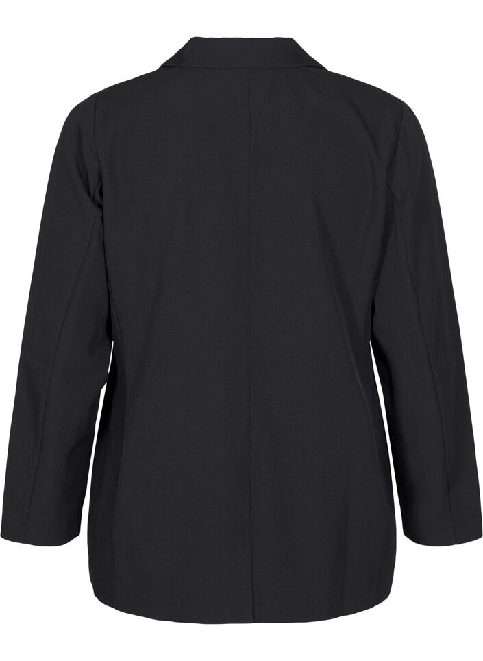 FLASH - Blazer with pockets and a slit, Black, Packshot image number 1