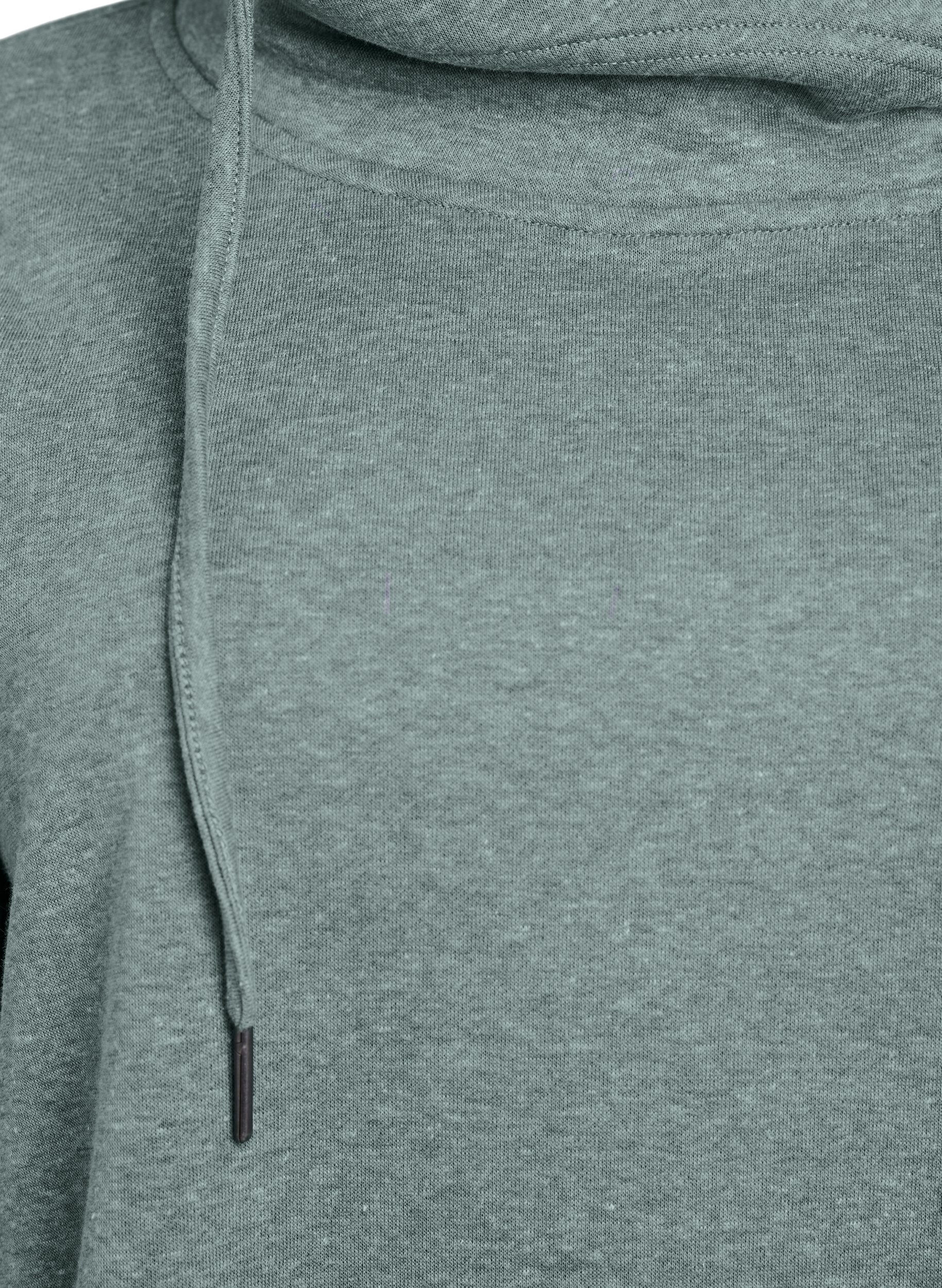 Zizzifashion Sweatshirt with high collar and pockets, Green, Packshot image number 2