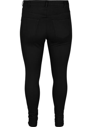 Stay black Amy jeans with a high waist, Black, Packshot image number 1
