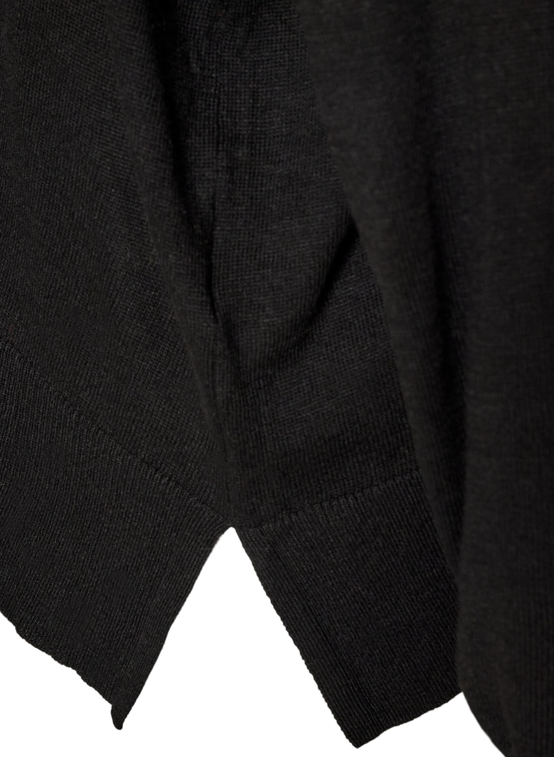 ZizzifashionTurtleneck jumper with a loose fit, Black, Packshot image number 3