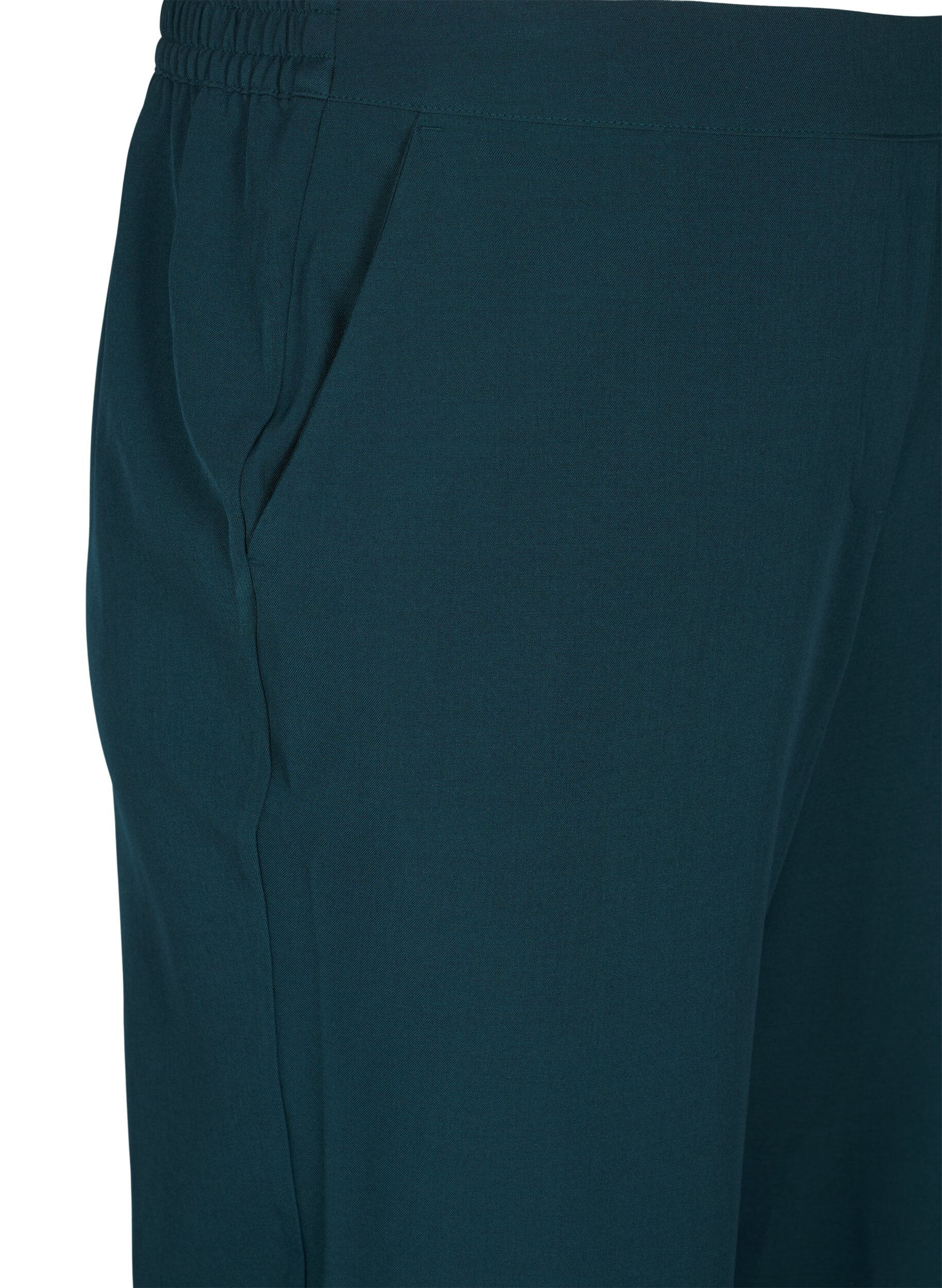 Zizzifashion FLASH - Loose trousers with pockets, Sea Moss Melange, Packshot image number 2