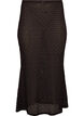 Maxi skirt with eyelet pattern, Black, Packshot image number 0