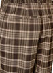 Checked trousers with wide legs, Brown, Packshot image number 3