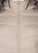 Short puffer jacket with hood, Beige, Packshot image number 2