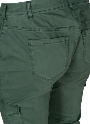Cotton cargo pants, Darkest Spruce, Packshot image number 3