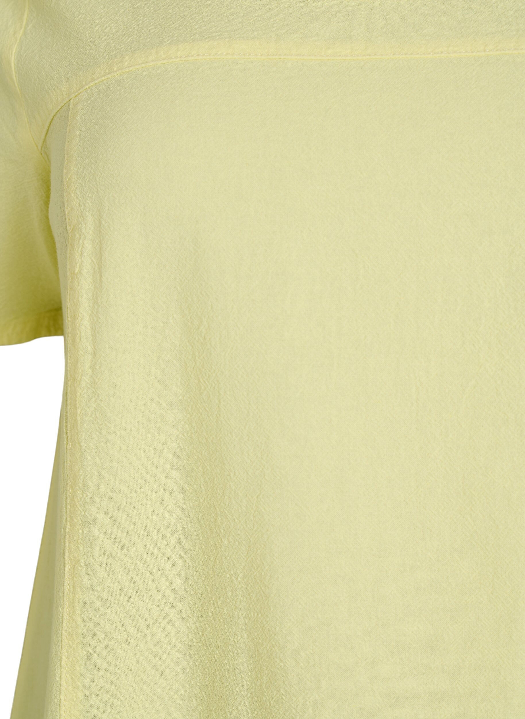 ZizzifashionShort-sleeved cotton dress, Yellow, Packshot image number 2