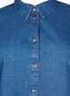 Denim shirt with rhinestones and 3/4 sleeves, Bl. Denim Rhinestone, Packshot image number 2