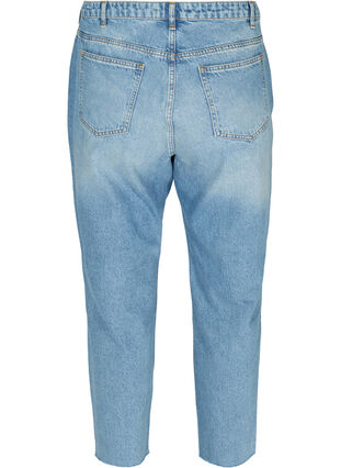 Cropped mom fit Mille jeans with a loose fit, Light blue denim, Packshot image number 1