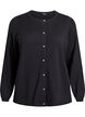 Cardigan with round buttons, Black, Packshot image number 0