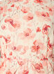 Ankle-length dress with flutter sleeves and a tie-waist, Rose, Packshot image number 2
