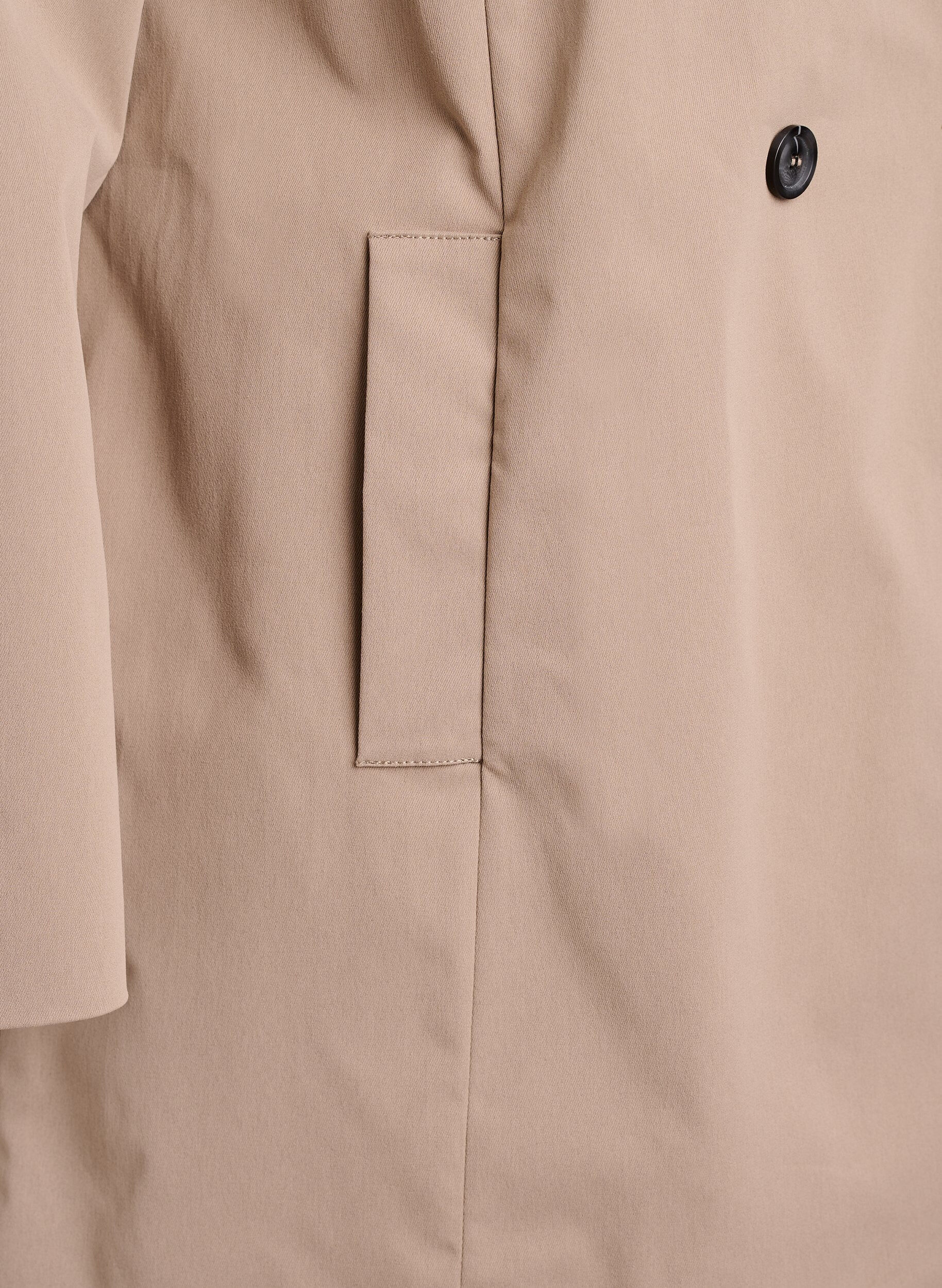 Zizzifashion Water-repellent A-line spring jacket, Grey, Packshot image number 3