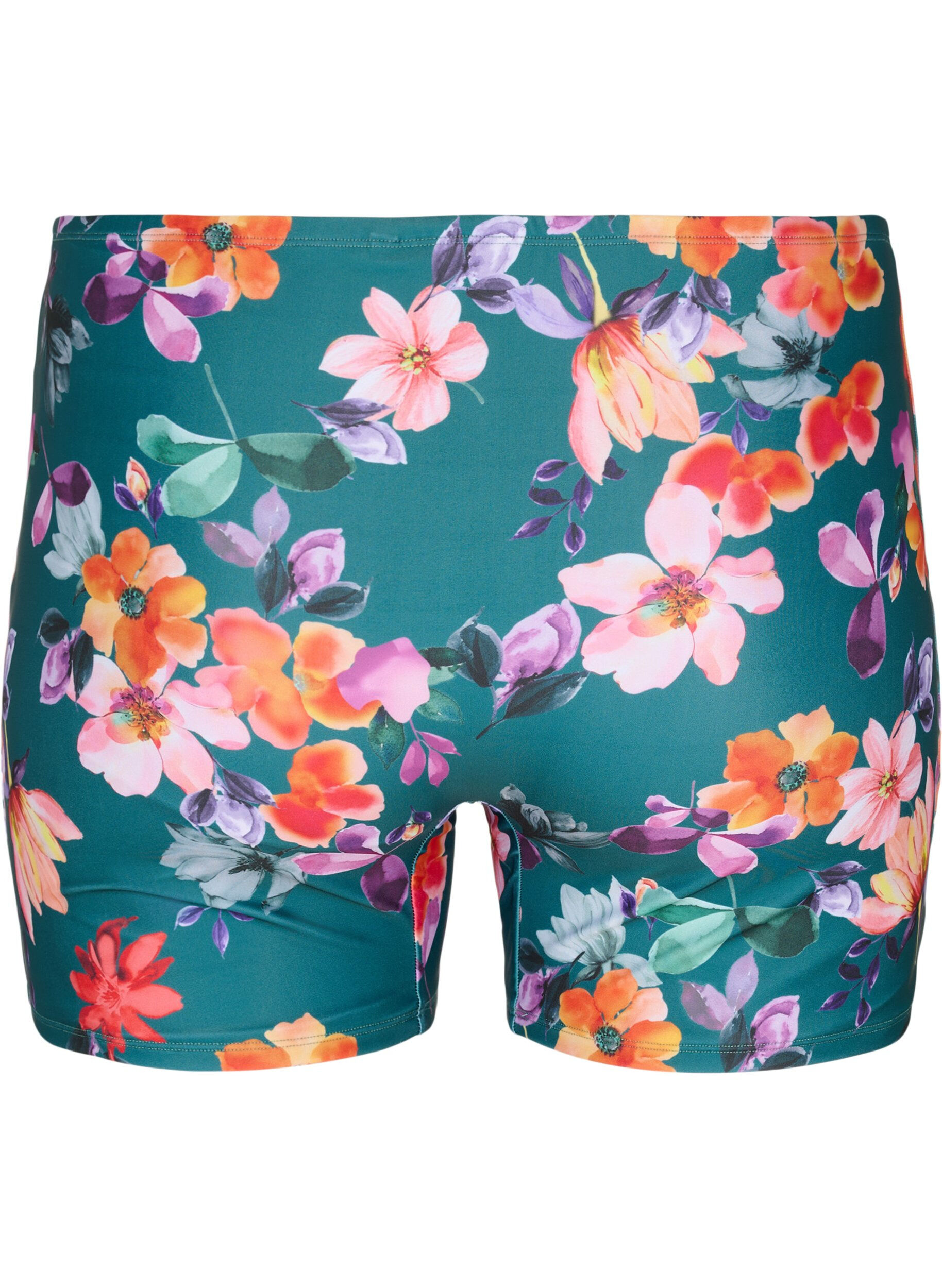 Zizzifashion Swim shorts with floral print, Meave Print, Packshot image number 1