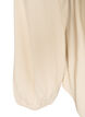 Viscose blouse with V-neck and rounded hem, Beige, Packshot image number 3