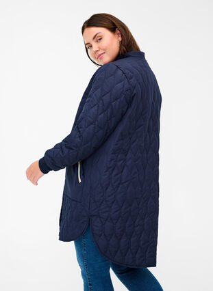 Quilted jacket with pockets, Night Sky, Model image number 1