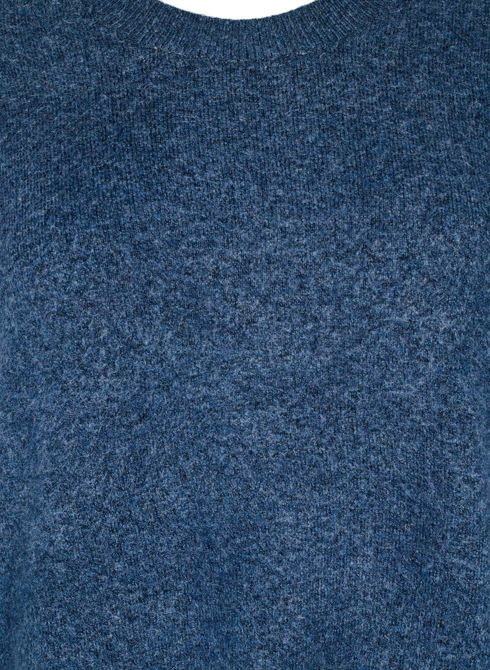 Knitted dress with slits, Bering Sea Mel., Packshot image number 2