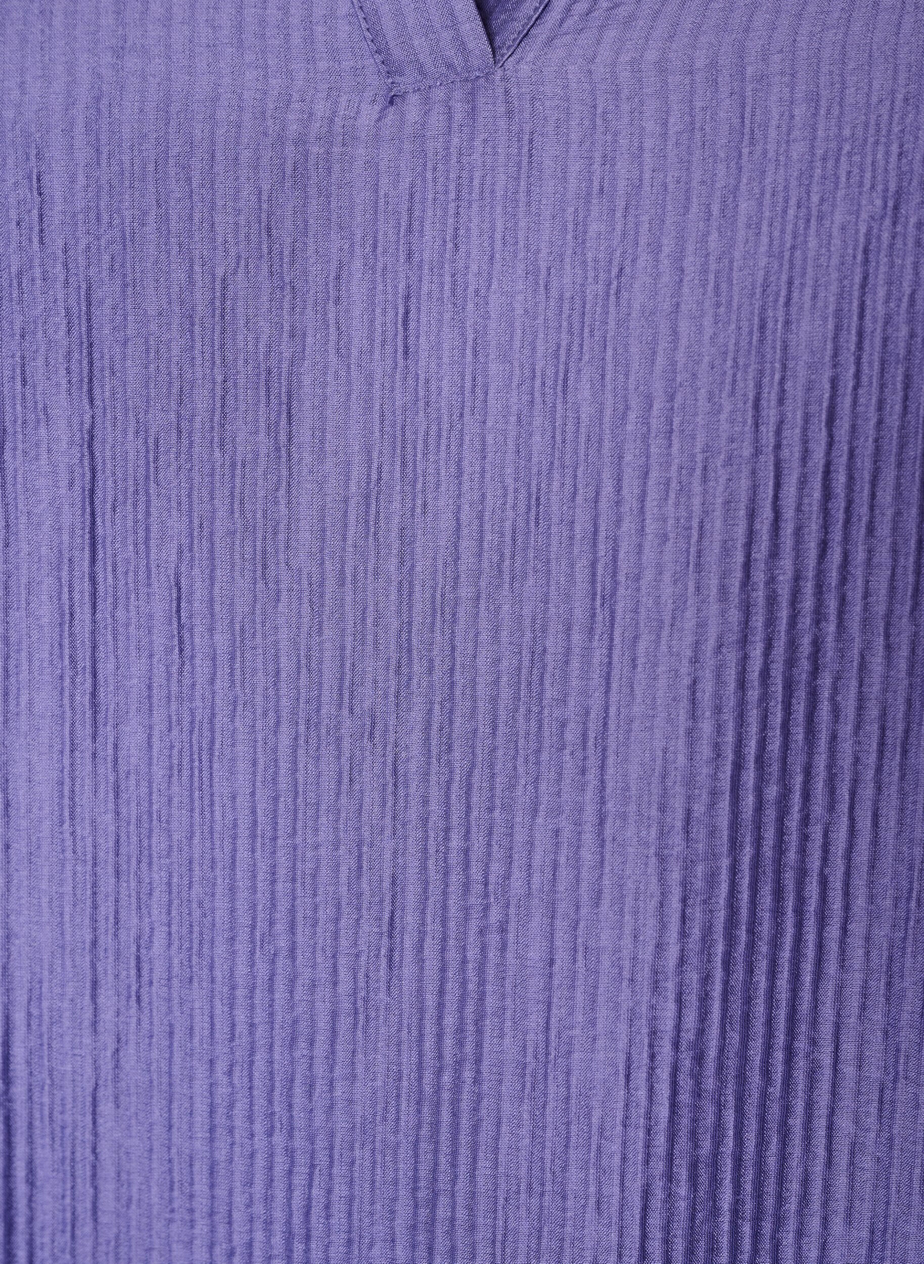 ZizzifashionTextured A-line dress, Purple, Packshot image number 2