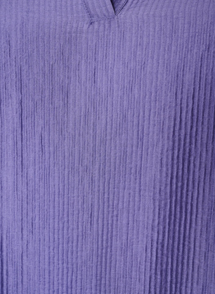 Textured A-line dress, Purple, Packshot image number 2