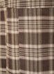 Short checked skirt with A-line fit, Brown, Packshot image number 2