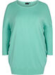 Knitted jumper with round neckline, Dusty Jade Green, Packshot image number 0