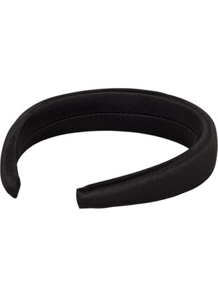Satin headband, Black, Packshot image number 1
