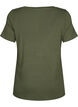 Ribbed T-shirt with LENZING™ ECOVERO™ Viscose, Thyme, Packshot image number 1